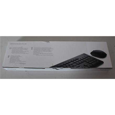 Taastatud. Dell Keyboard and Mouse KM3322W Wireless US International | Dell | Keyboard and Mouse | KM3322W | Keyboard and Mouse Set | Wireless | Batteries included | US | DAMAGED PACKAGING | Black | Wireless connection