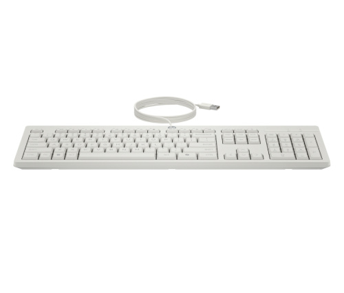 HP 225 G2 USB Wired Mouse Keyboard Combo, Copilot Key - Cashmere Белый - ESTONIAN
