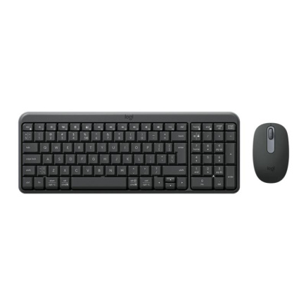 Logitech MK250 Compact, Bluetooth, SWE, must - Juhtmevaba desktop / 920-013555