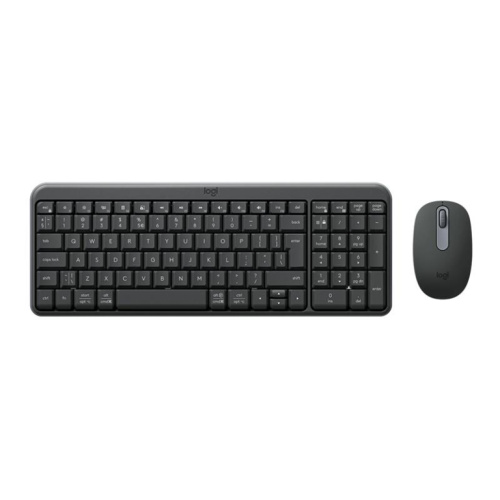 Logitech MK250 Compact, Bluetooth, SWE, must - Juhtmevaba desktop / 920-013555