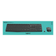 Logitech | MK235 | Keyboard and Mouse Set | Wireless | Mouse included | Batteries included | US | Black | 475 g