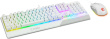 MSI VIGOR GK30 COMBO Valge MEMchanical Gaming Keyboard + Gaming Mouse Bundle 'UK Layout, 6-Zone RGB Lighting Keyboard, Dual-Zone RGB Lighting Mouse, 5000 DPI Optical Sensor, Center'