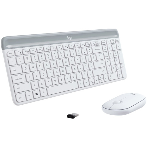 LOGITECH MK470 Slim Wireless Combo - OFF-Valge - US INT'L