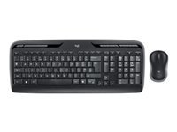 LOGITECH Wireless Combo MK330 Keyboard and mouse set wireless 2.4 GHz QWERTY Nordic Must (PAN)