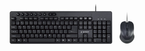 Gembird KBS-UM-04 keyboard Mouse included Universal USB QWERTY US English Must