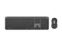 LOGITECH Signature Slim Combo MK950 for Business Keyboard and mouse set wireless Bluetooth 5.1 LE QWERTY graphite (PAN)