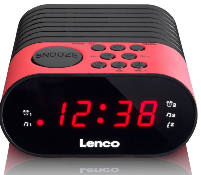 Kellraadio Lenco CR07, roosa