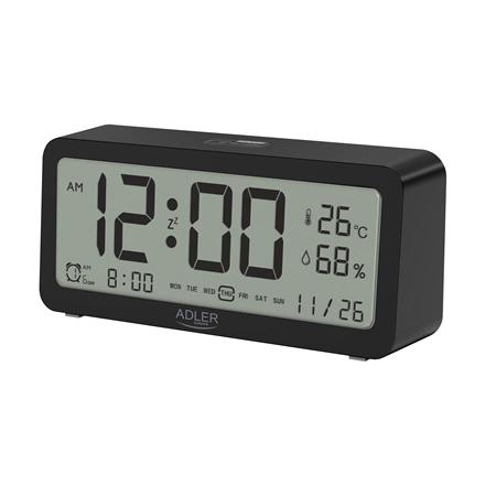 Adler | Alarm Clock | AD 1195b | Alarm function | Black