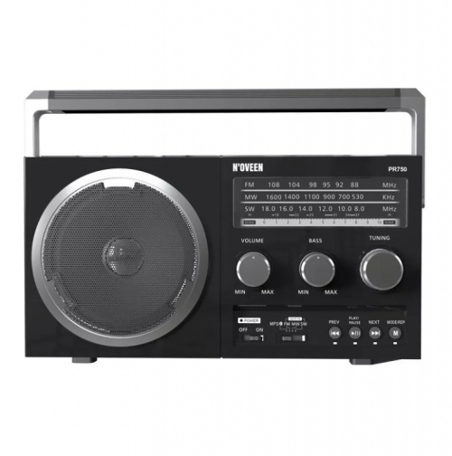 Portable radio N'oveen PR750 Black