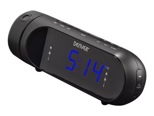 Denver CPR-700 alarm clock Digital alarm clock Black