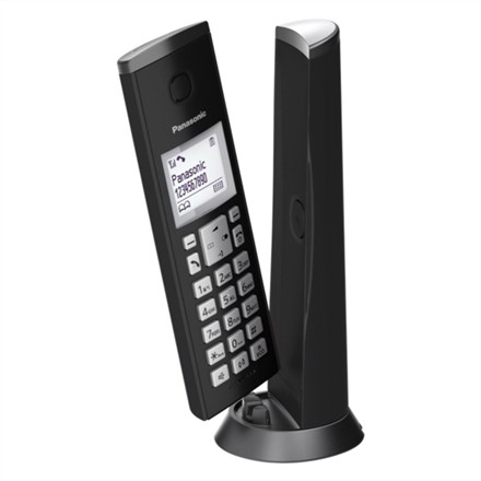 Panasonic | Cordless | KX-TGK210FXB | Built-in display | Caller ID | Black | Conference call | Speakerphone | Wireless connection WLONONWCRDEOP