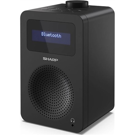 Sharp DR-430(BK) Digital Radio, FM/DAB/DAB+, Bluetooth 5.0, Midnight Black Sharp | Midnight Black | DR-430(BK) | Digital Radio | Bluetooth | FM radio | Headphone out