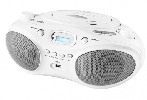 JVC Radio RD-E661W-DAB Boombox white