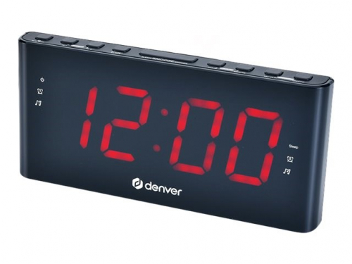 Denver CPR-710 alarm clock Digital alarm clock Black