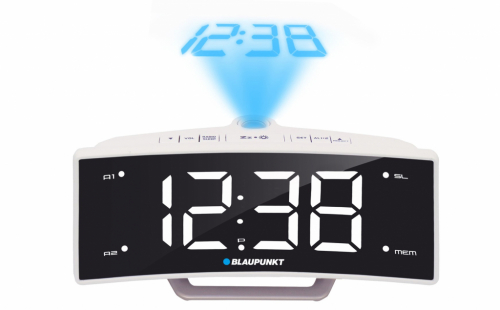 Blaupunkt CRP7WH radio Clock Black, White