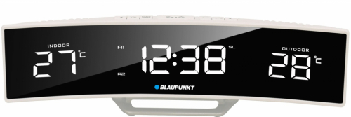 Blaupunkt CR12WH alarm clock Digital alarm clock Black, White