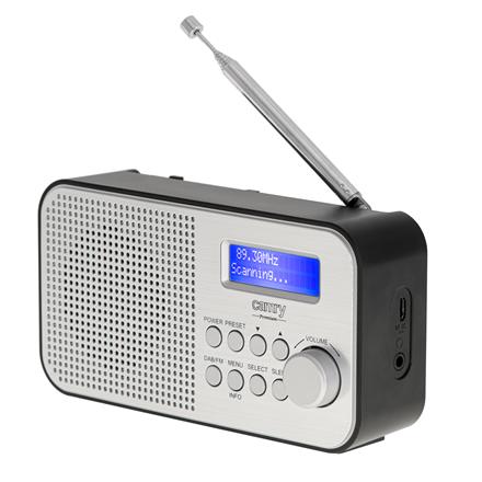 Camry | Portable Radio | CR 1179 | Alarm function | Black/Silver