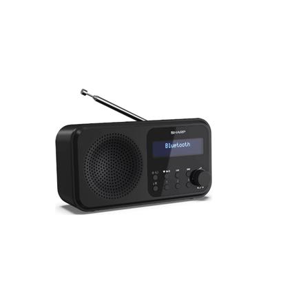 Sharp DR-P420(BK) Tokyo Portable Digital Radio, FM/DAB/DAB+, Bluetooth 5.0, USB or Battery Powered, Midnight Black | Sharp | Tokyo Portable Digital Radio | DR-P420(BK) | Midnight Black | USB port | Bluetooth | FM radio | Headphone out