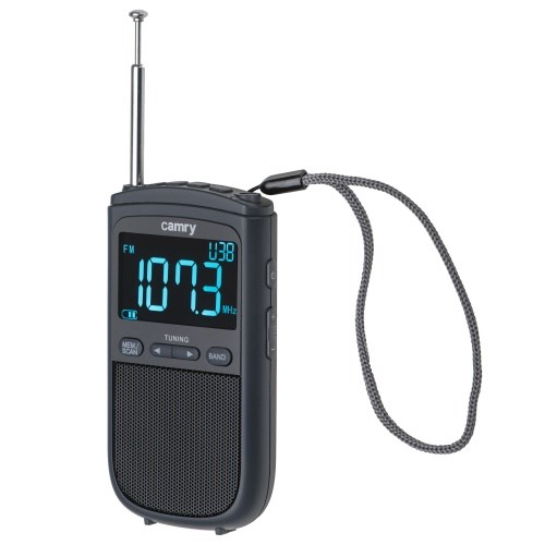 Camry | Portable mini radio | CR 1905 | Alarm function | Black