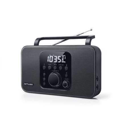 Muse | Radio | M-091R | Alarm function | AUX in | Black