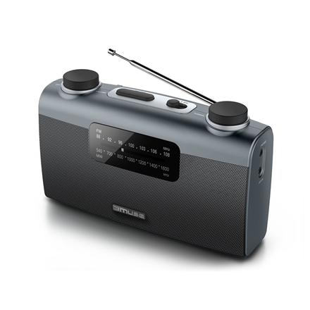 Muse | Portable radio | M-058R | AUX in | Black