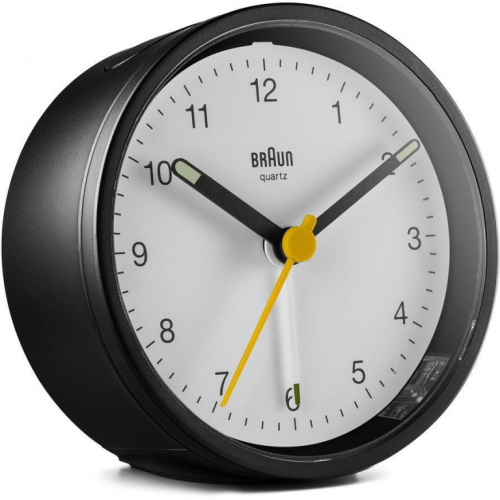 Braun BC 12 BW Quarzwecker schwarz