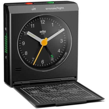 Braun BC 05 B Quarz Klappwecker schwarz