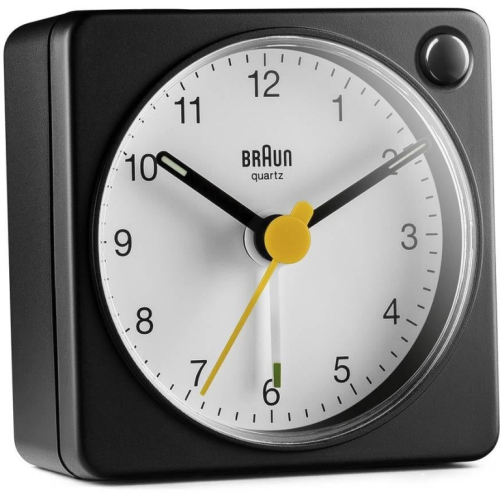 Braun BC 02 XBW Quarzwecker schwarz-wei Lichtf.