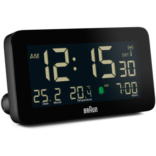 Braun BC10 DCF-B Funkwecker schwarz