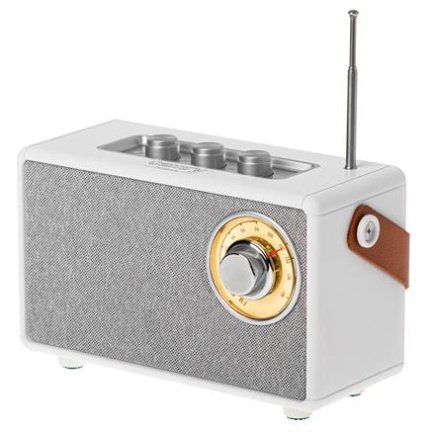 Camry Speaker with radio | CR 1902 W | 5 W | Bluetooth | White | Wireless connection 438558