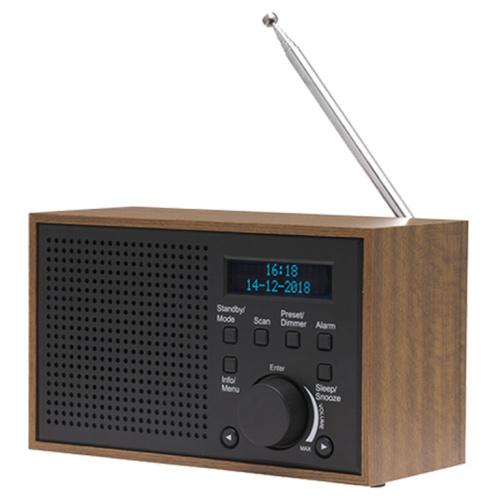 Denver DAB-46DARK GREY Internet Analog & digital Black, Brown