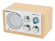 Denver TR-63LW radio Personal Analog Bamboo, Silver