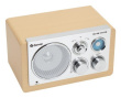 Denver TR-63LW radio Personal Analog Bamboo, Silver
