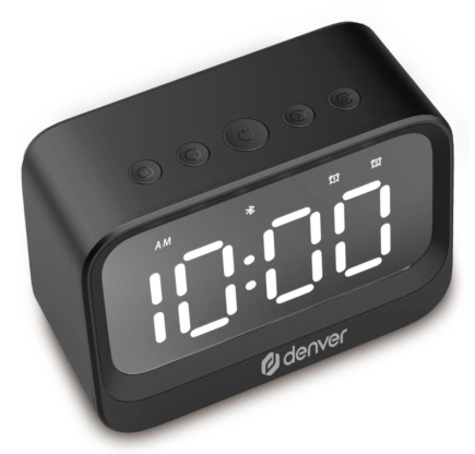 Denver EC-53B alarm clock Digital alarm clock Black