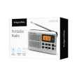 Kruger & Matz KM0819 Portable radio, grey-black