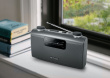 Muse M-058 R Portable Analog Black, Grey