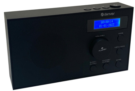 Compact radio Denver DAB-51B black