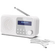 Sharp DR-P420(WH) Tokyo Portable Digital Radio, FM/DAB/DAB+, Bluetooth 5.0, USB or Battery Powered, Snowy White | Sharp | Tokyo Portable Digital Radio | DR-P420(WH) | White | USB port | Bluetooth | FM radio | Headphone out