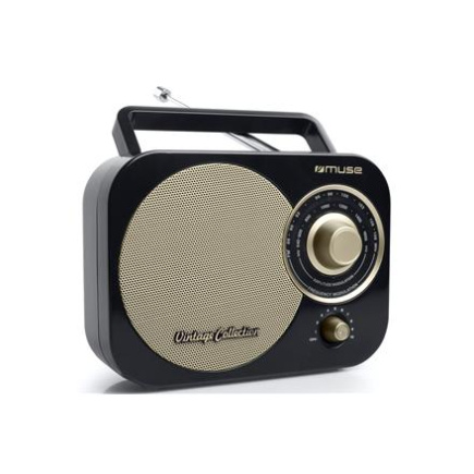 Muse | Portable radio | M-055RB | AUX in | Черный/Gold