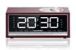 BLAUPUNKT CR60BT Bluetooth Radio Alarm Clock, brown wood