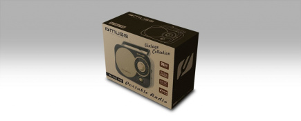 Muse | M-055RB | AUX in | Черный/Gold | Portable radio
