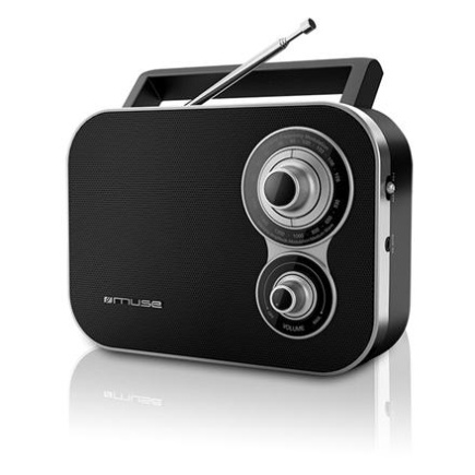 Muse | M-051R | 2-band portable radio | Black 191823