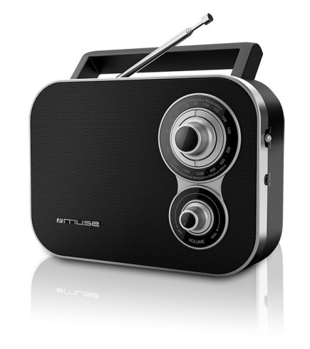 Muse | M-051R | 2-band portable radio | Черный