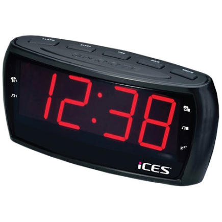 LENCO ICR-230-1 FM-Uhrenradio und Radiowecker. schwarz