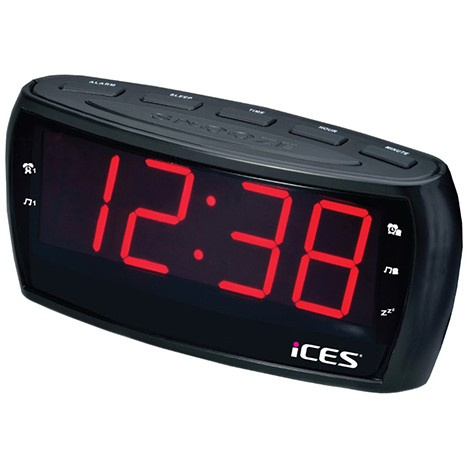 LENCO ICR-230-1 FM-Uhrenradio und Radiowecker. schwarz