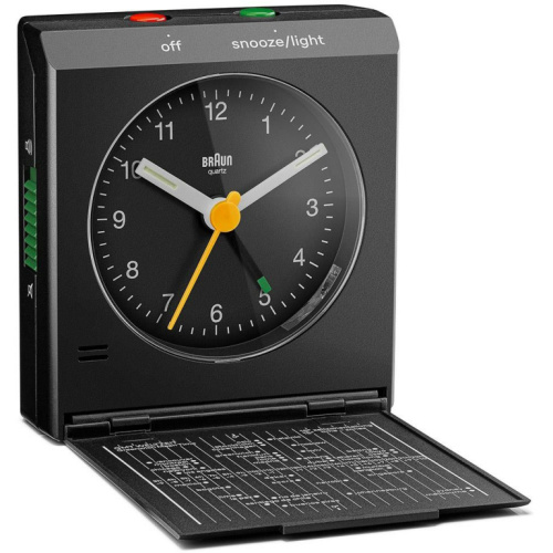 Braun BC 05 B Quarz Klappwecker schwarz