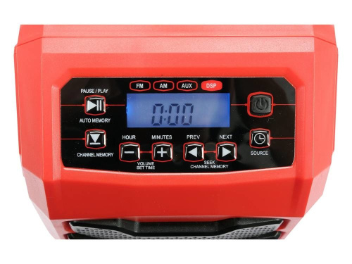 YATO BATTERY AND MAINS RADIO 18V WITHOUT BATTERY AND CHARGER