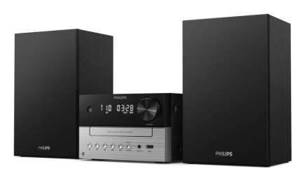 Philips TAM3205M2 home audio system Home audio micro system 20 W Must, Silver