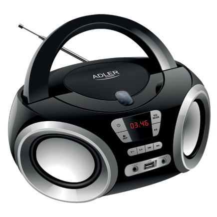 Adler AD 1181 CD player Portable CD player Must, Silver