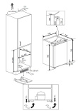 Beko B1854N combi-fridge Built-in 110 L E Valge